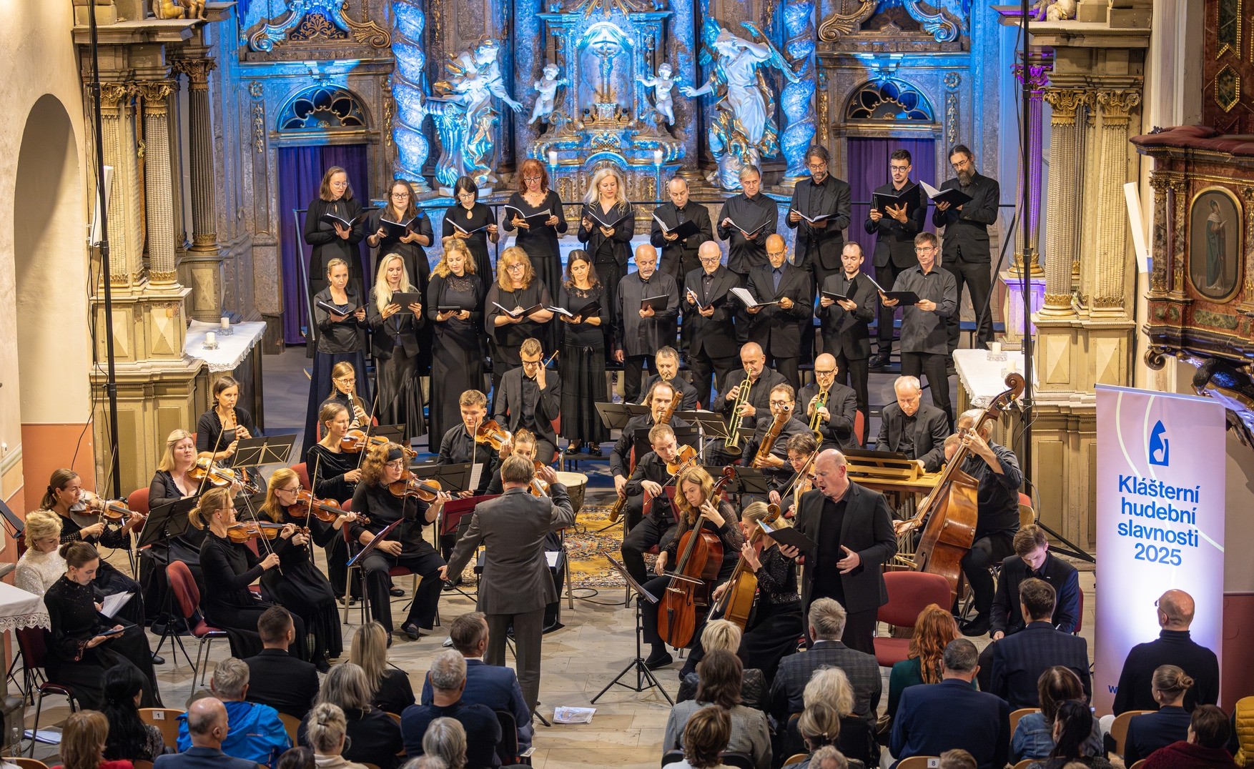 Foto: Jiří Kučera. Na fotce Musica Florea v Šumperku v rámci Klášterních hudebních slavností 16. 9. 2025. 
